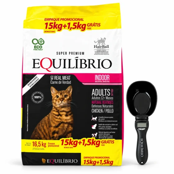 Equilibrio Gato Adulto 16,5 Kg + Medidor digital Equilibrio de regalo