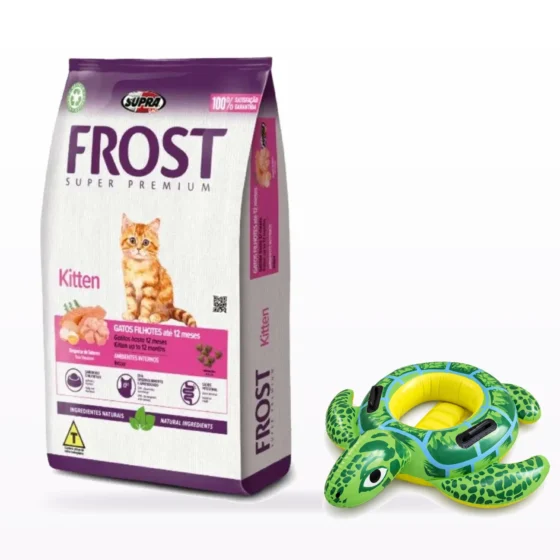 Frost Kitten Cat Super Premium 7,5 Kg + Inflable a elección - tortuga