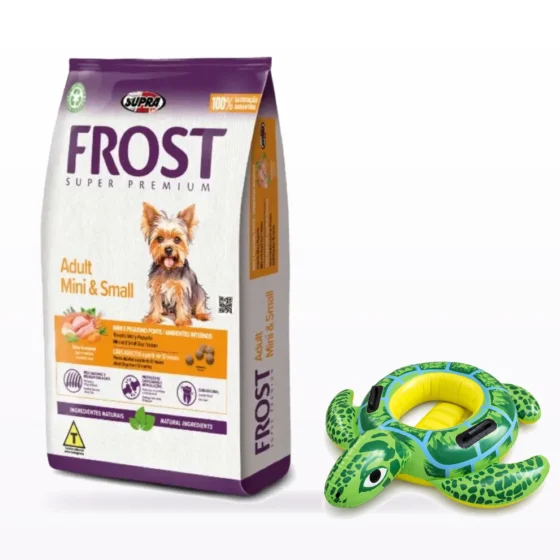 Frost Adulto Sb Raza Pequeña y Mini 10,1 Kg + Inflable a elección - tortuga