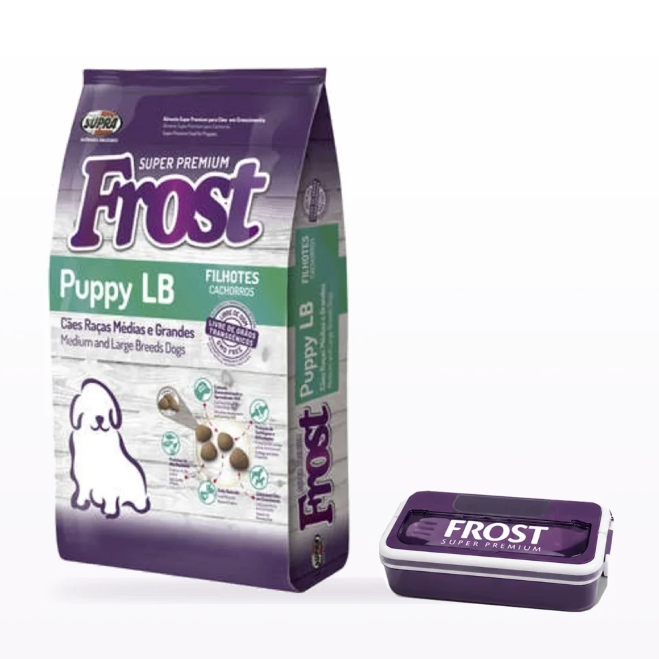 Frost Cachorro Raza Grande 17 Kg + Tupper de regalo