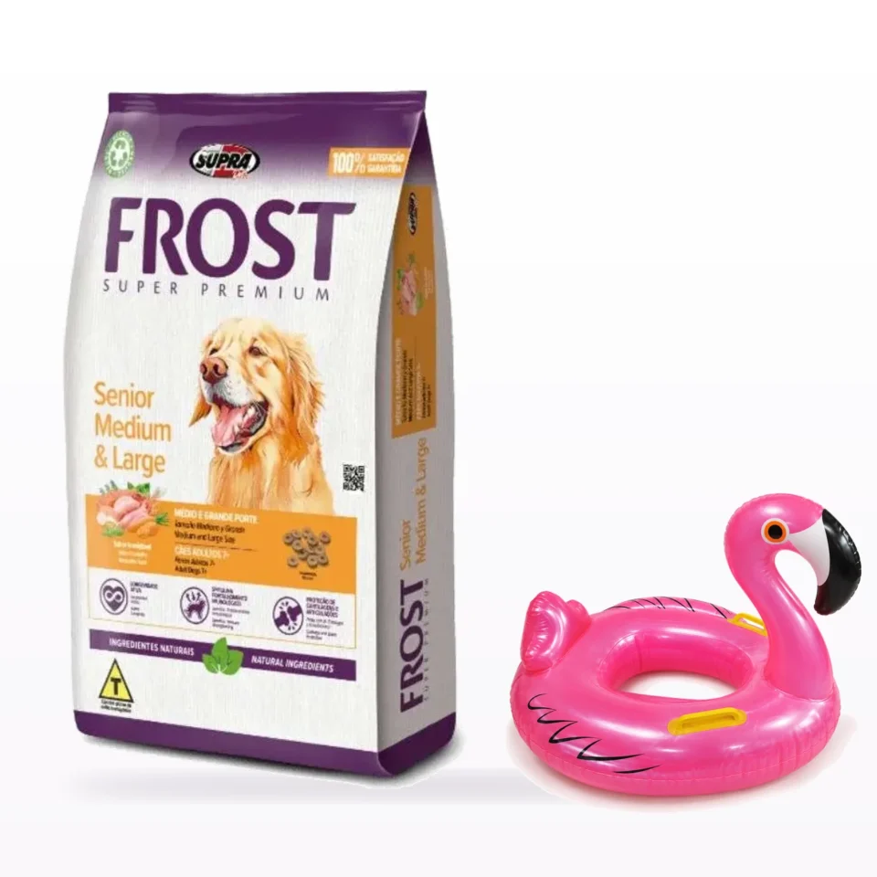 Frost Senior Super Premium 15 Kg + Inflable a elección