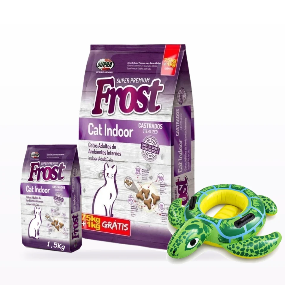 Frost Cat Indoor Gato Castrado 8,5+1,5 Kg + Inflable a elección