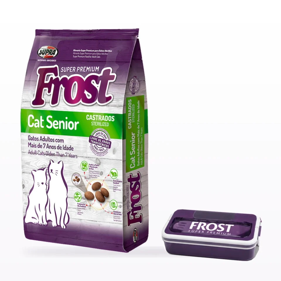 Frost Cat Senior Super Premium 7,5 Kg + Tupper de regalo