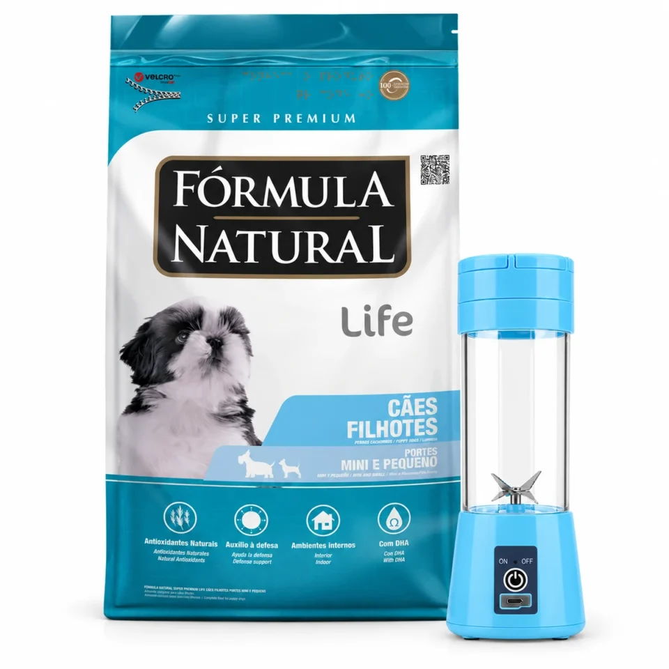 Formula Natural Life Cachorro Raza Pequeña 10 Kg + Licuadora portátil