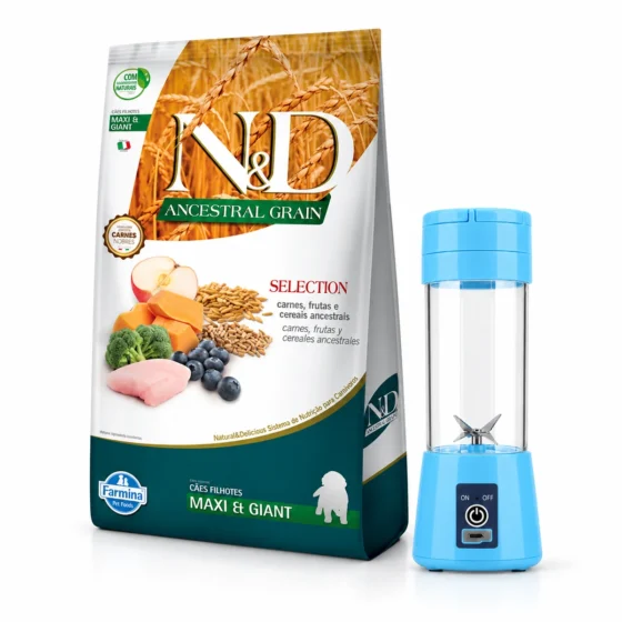 N&D Ancestral Puppy Maxi Giant 15 Kg + Licuadora portátil