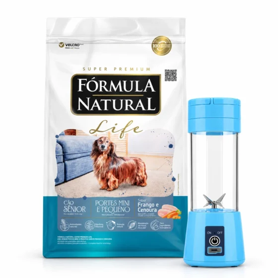 Formula Natural Life Senior Raza Pequeña 10 Kg + Licuadora portátil