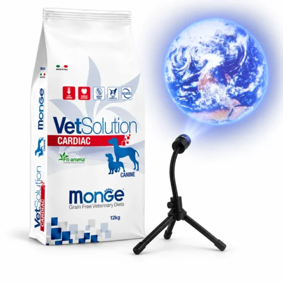 Monge VetSolution Cardiac Grain Free 12 Kg + Proyector del planeta Tierra de regalo
