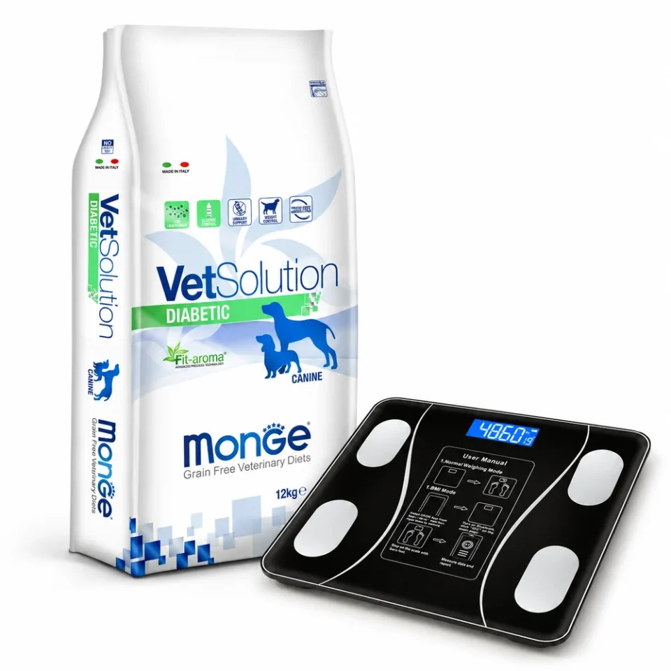 Monge VetSolution Diabetic Grain Free 12 Kg + Balanza corporal de regalo