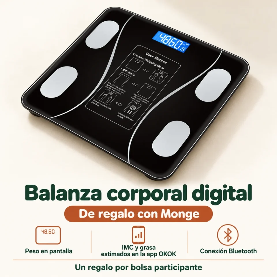 Monge Puppy Salmón y Arroz 12 Kg + Balanza corporal de regalo