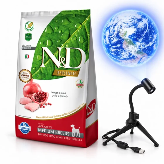 N&D Prime Adulto Medium 10 Kg + Proyector de regalo