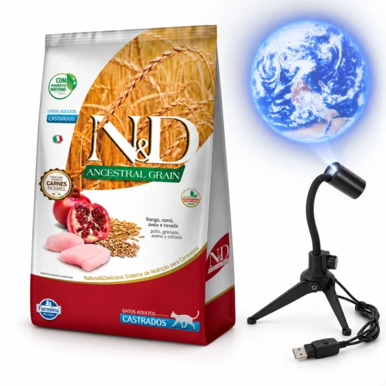 N&D Ancestral Feline Adulto Castrado 7,5 Kg + Proyector de regalo
