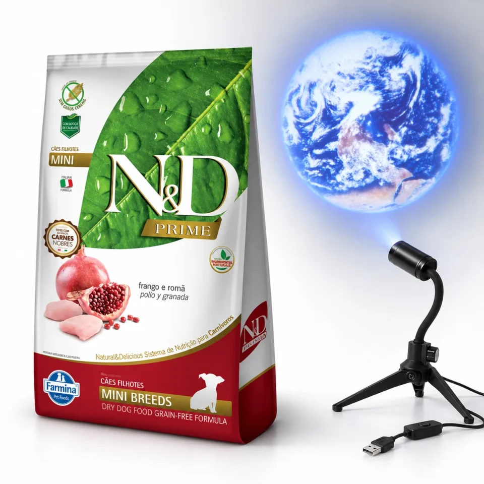 N&D Prime Puppy Pollo y Granada Mini 10,1 Kg + Proyector de regalo