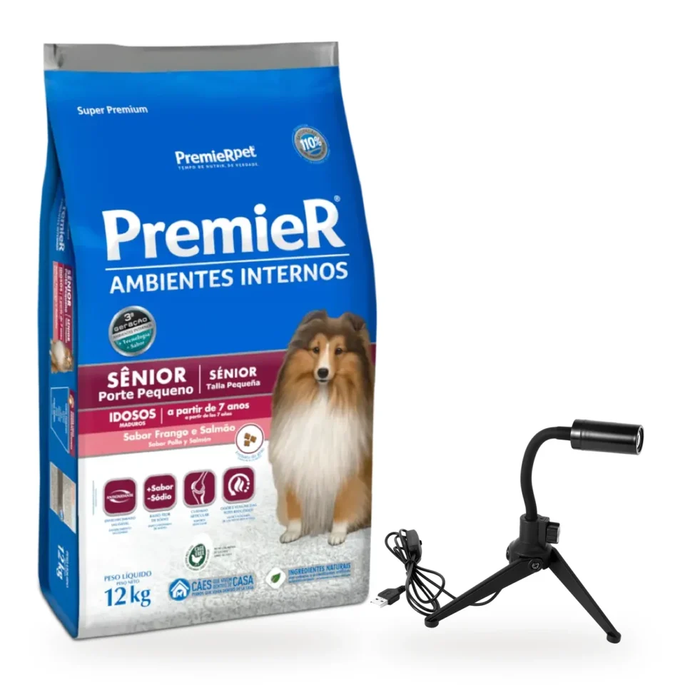 PremieR Ambientes Interiores Senior Pequeño 12 Kg + Proyector de planeta de regalo