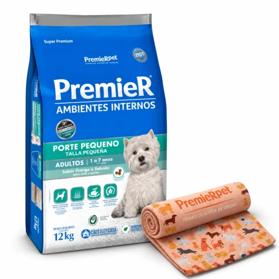 PremieR Ambientes Interiores Perros Adultos Mini Pollo y Salmón 12 Kg