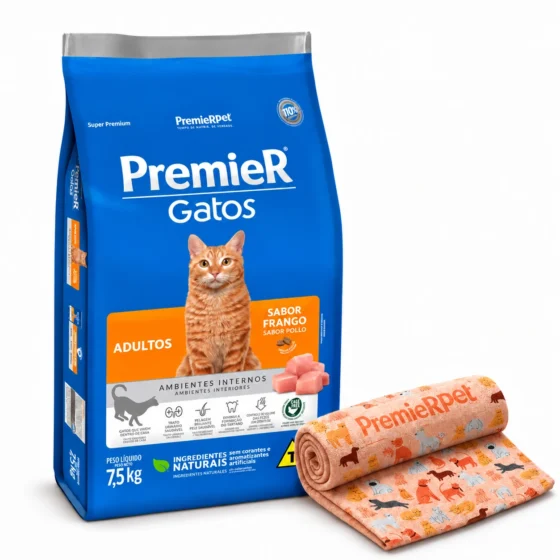 Premier Gatos Adultos Pollo 7,5 Kg