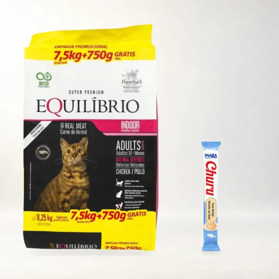 Equilibrio Gato Adulto 8,25 Kg +churu
