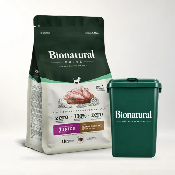 Bionatural Prime Cachorro Raza Pequeña 10 Kg + Contenedor
