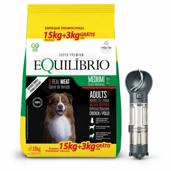 Equilibrio Adulto Raza Mediana 18 Kg
