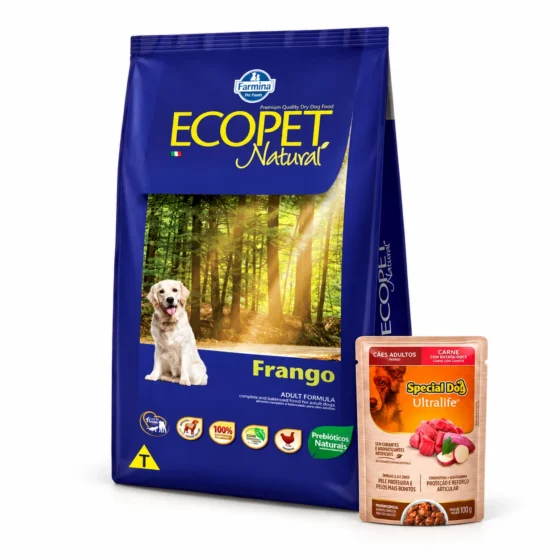 Ecopet Natural Pollo Adulto 20 Kg + Salsa de regalo