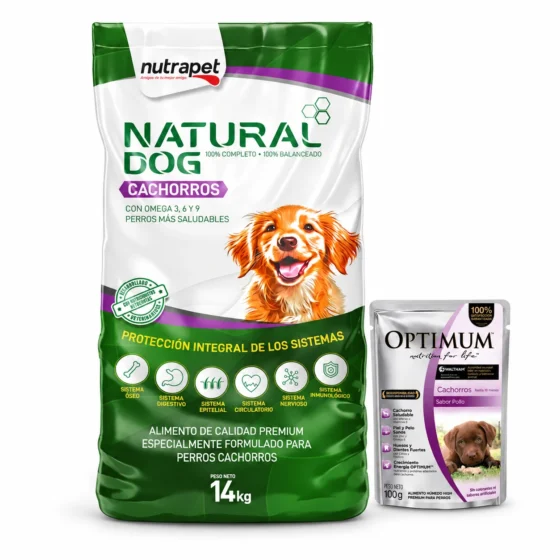 Natural Dog Cachorro 14 Kg + Salsa de regalo