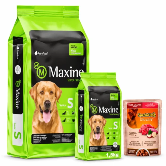 Maxine Senior Super Premium 21+1,5 Kg + Salsa de regalo