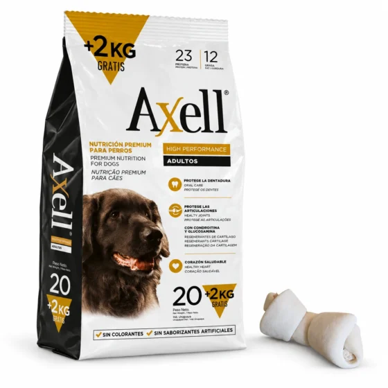 Axell Adulto High Performance 22 Kg + Hueso de lonja de regalo