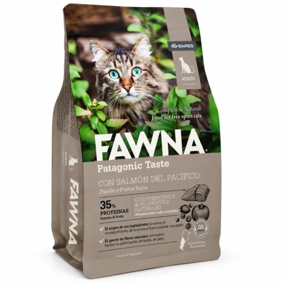 Fawna Gato Adulto con Salmón