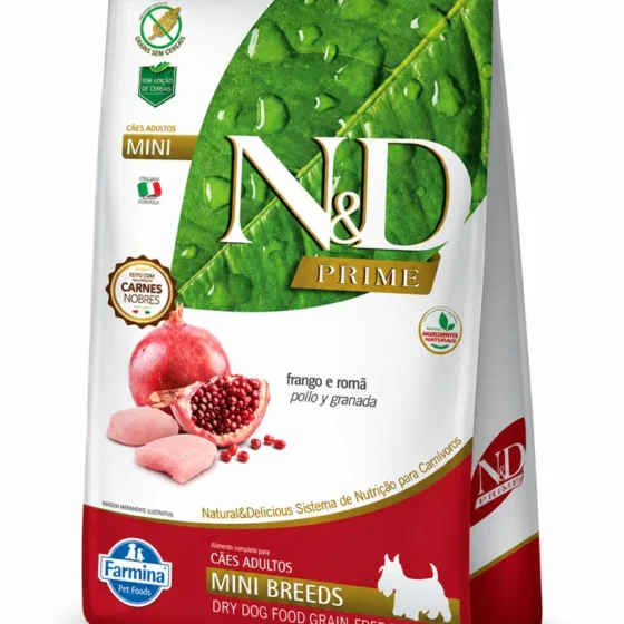 N&D Prime adulto mini pollo y granada 2.5Kg