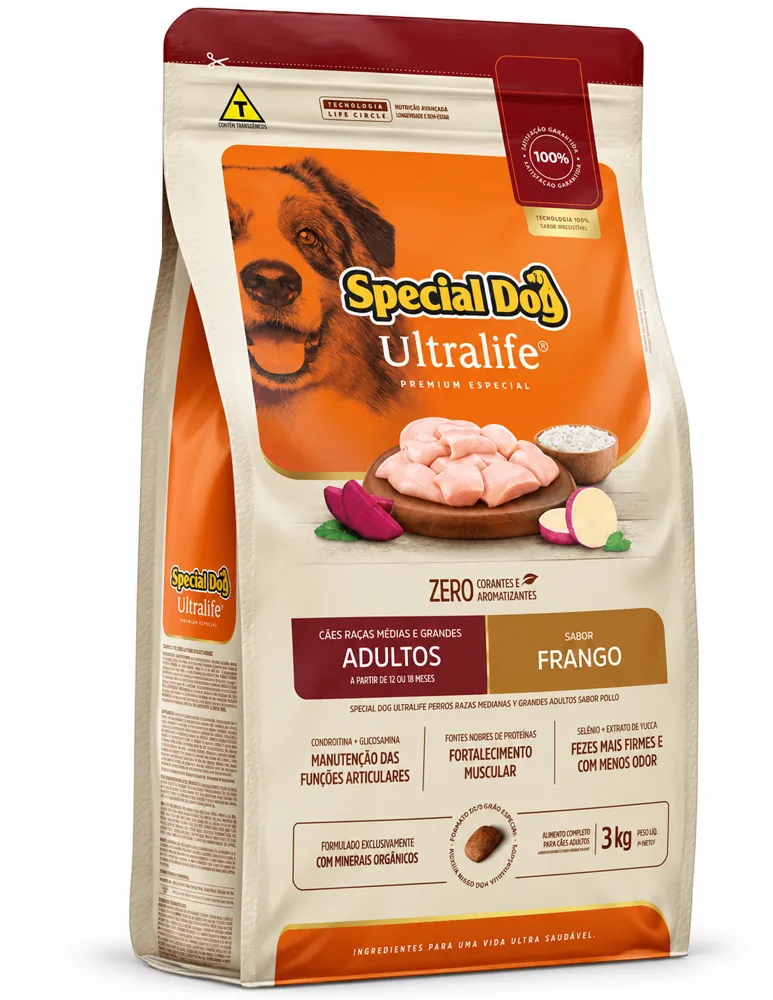 Special Dog Ultralife Adulto 15+3 Kg + Biscrok 100 g de regalo
