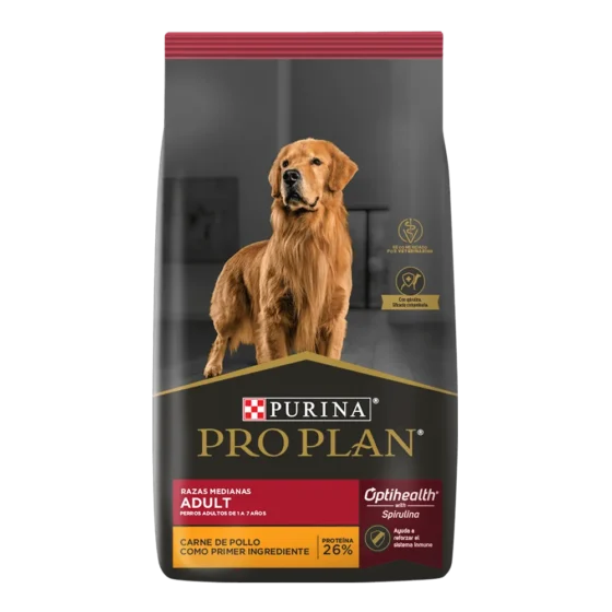 Pro Plan Adulto Raza Mediana 15+3 Kg + Biscrok 100 g de regalo