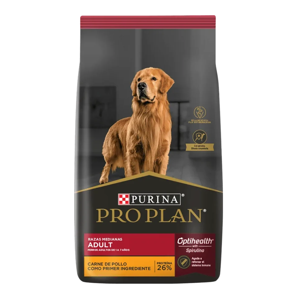 Pro Plan Adulto Raza Mediana 15+3 Kg + Biscrok 100 g de regalo