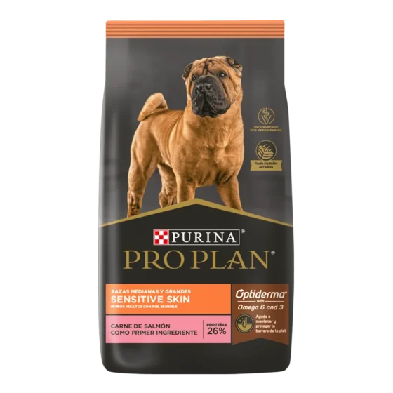 Pro Plan Sensitive Skin Razas Medianas y Grandes 12 Kg