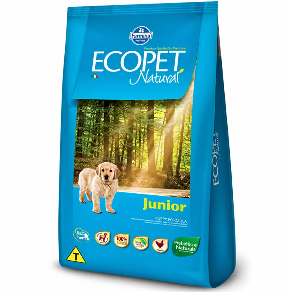 Ecopet Junior Premium 20 Kg + Biscrok 100 g de regalo