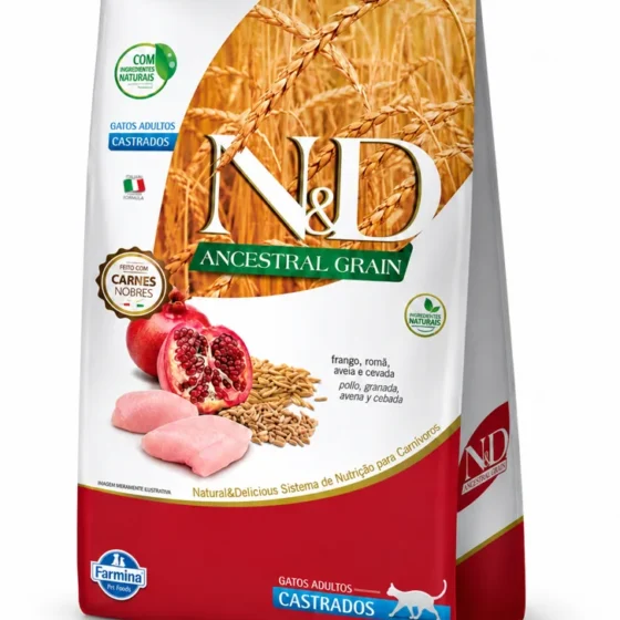 N&D Ancestral Feline Adulto Castrado 7,5 Kg