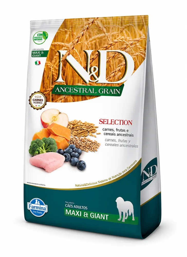 N&D Ancestral Selection Adulto Maxi & Giant 15 Kg + Licuadora portátil