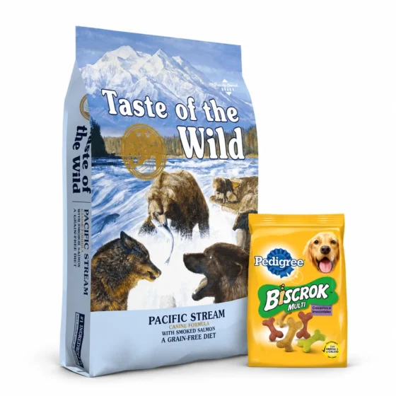 Taste of the Wild Pacific Stream Salmón 18 Kg + Biscrok 100 g de regalo
