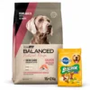 Balanced Natural Recipe Salmón Rosado 15+2 Kg + Biscrok 100 g de regalo