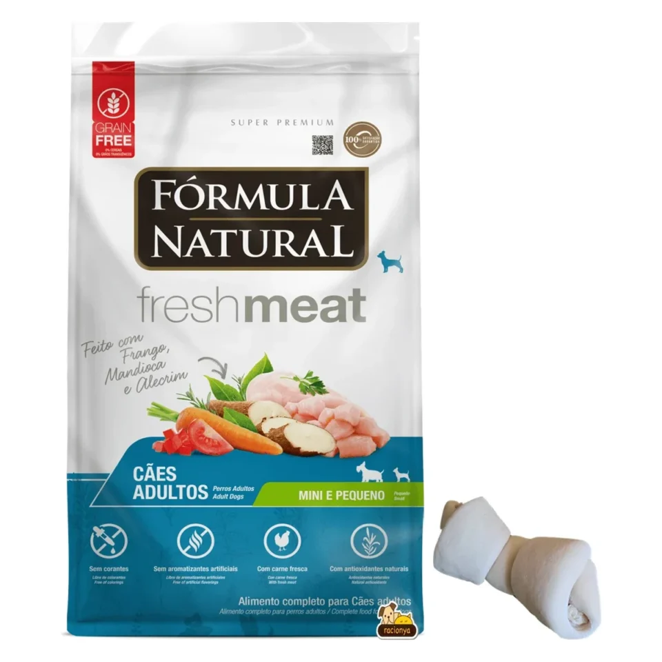 Fórmula Natural Fresh Meat Adulto Mini 10 Kg + Hueso de lonja de regalo