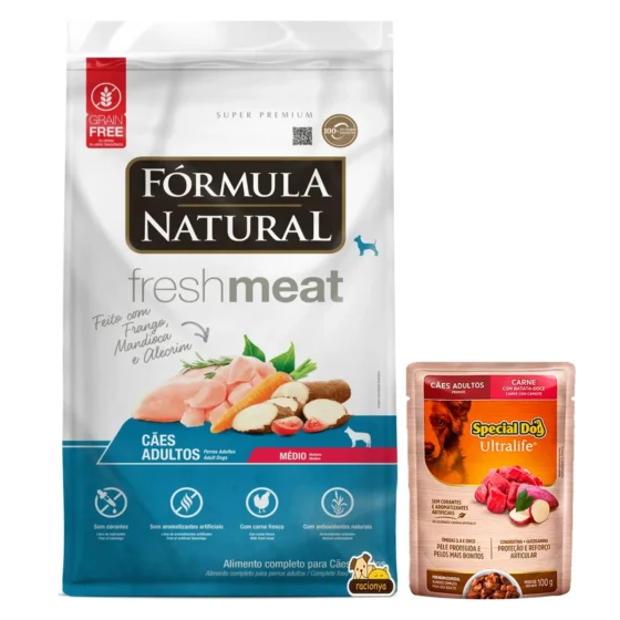 Fórmula Natural Fresh Meat Adulto Mediano 12 Kg + Salsa de regalo