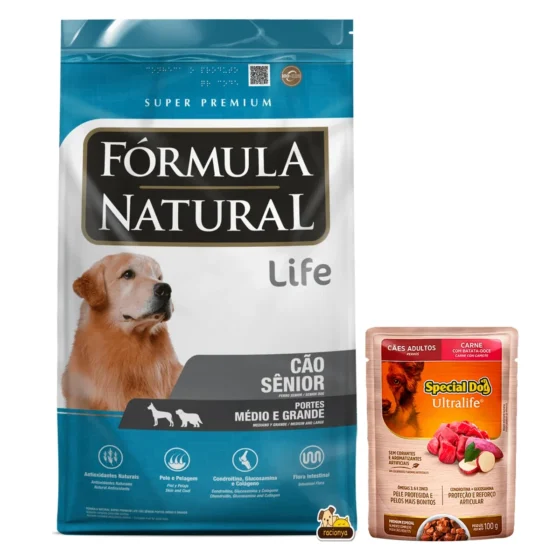 Fórmula Natural Life Senior 15 Kg + Salsa de regalo