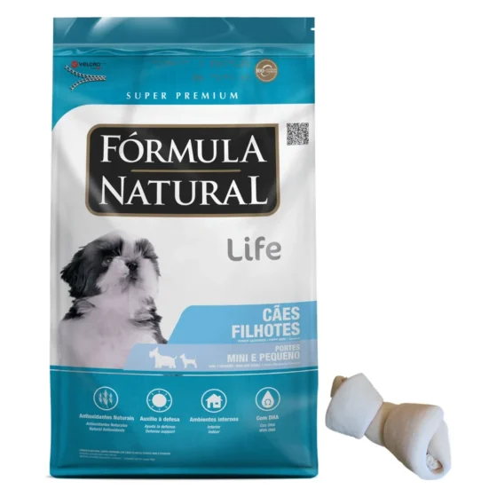 Fórmula Natural Life Cachorro Raza Pequeña 10 Kg + Hueso de lonja de regalo