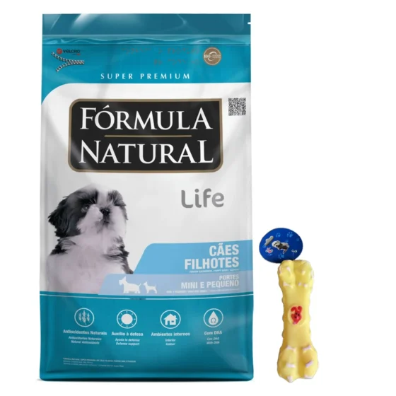 Fórmula Natural Life Cachorro Raza Pequeña 10 Kg + Juguete mordedor de regalo
