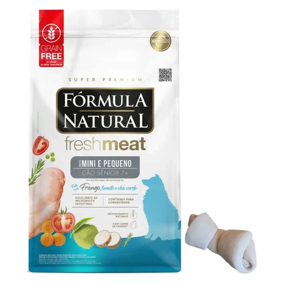 Fórmula Natural Fresh Meat Senior Mini 10 Kg + Hueso de lonja de regalo