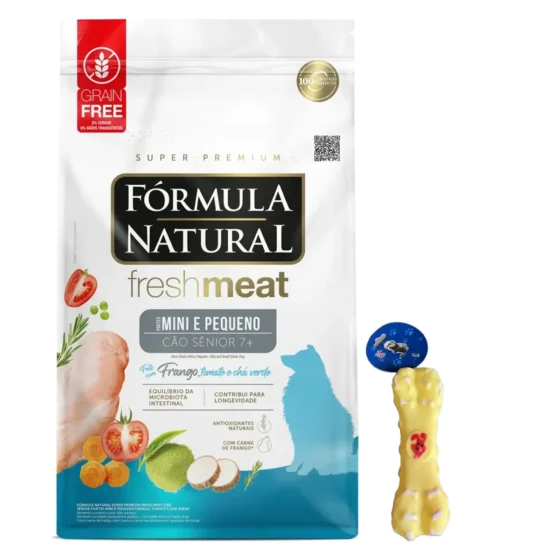 Fórmula Natural Fresh Meat Senior Mini 10 Kg + Juguete mordedor de regalo