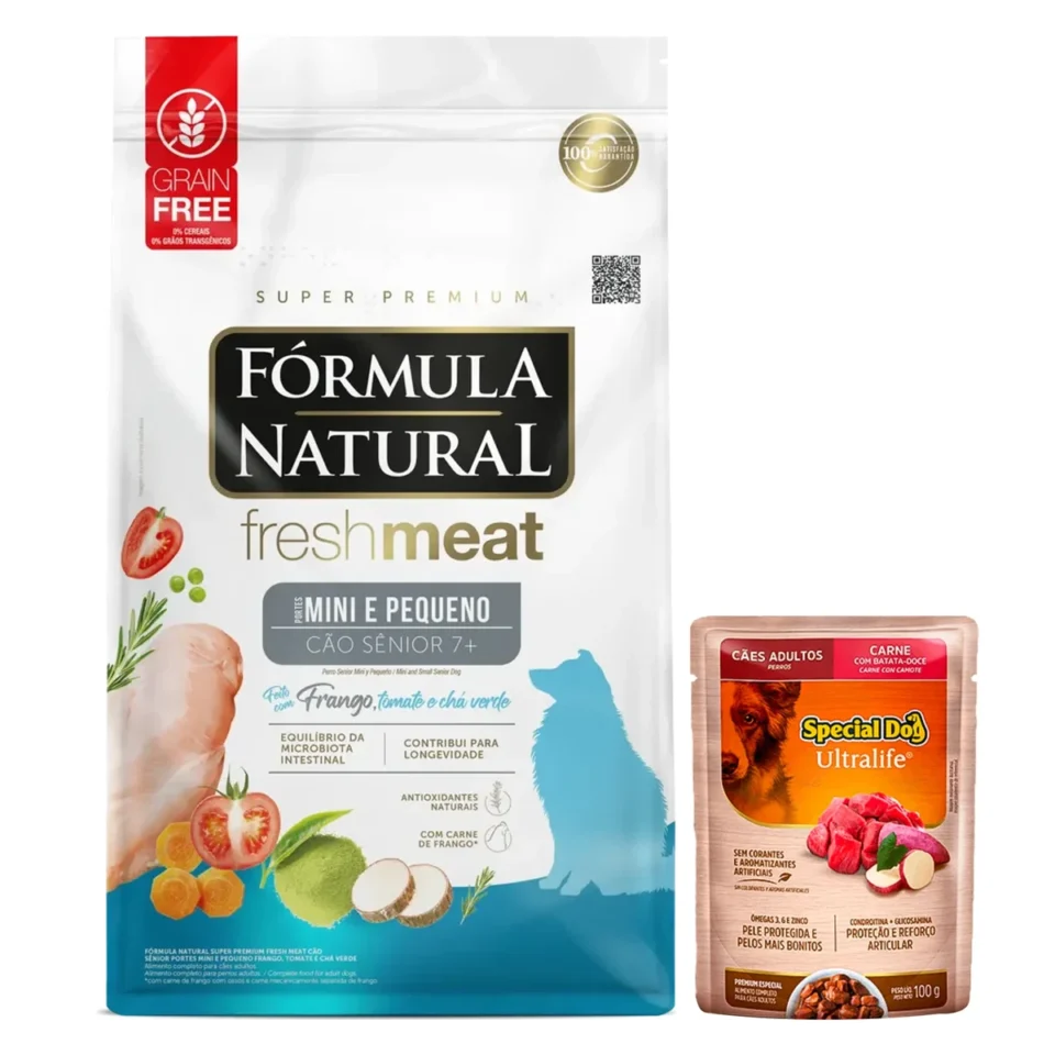 Fórmula Natural Fresh Meat Senior Mini 10 Kg + Salsa de regalo