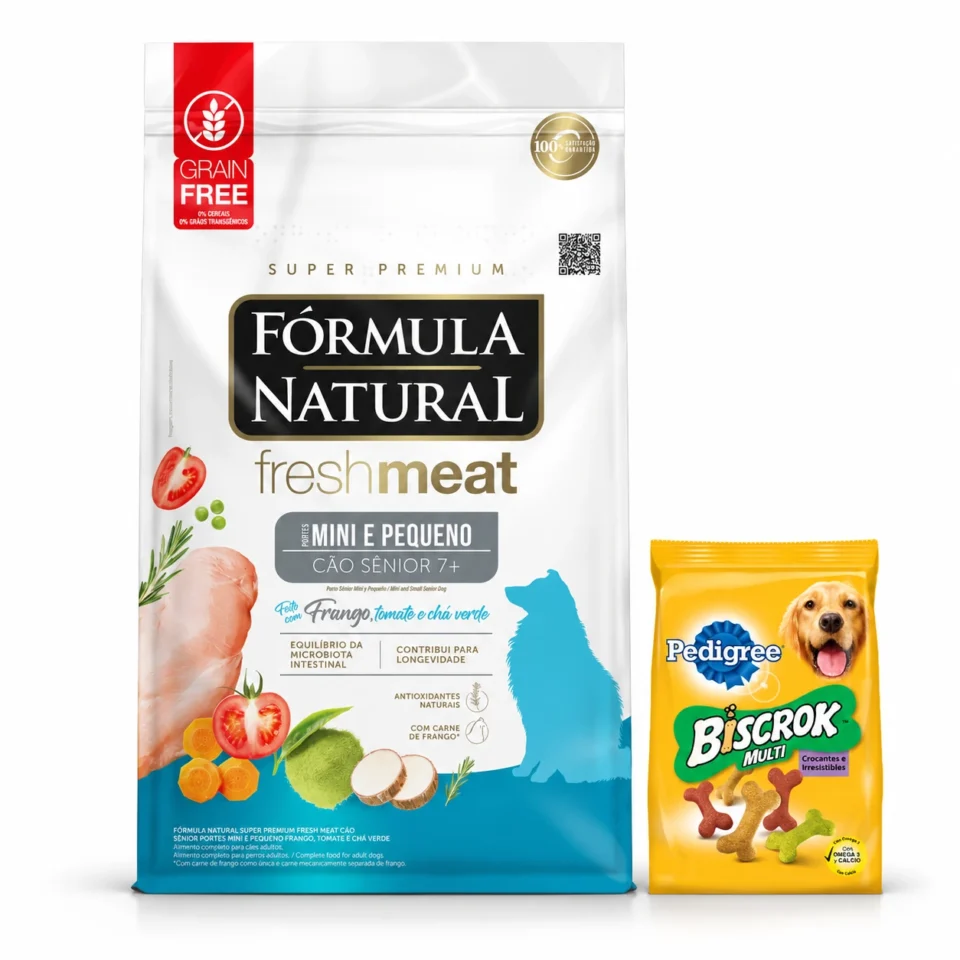 Fórmula Natural Fresh Meat Senior Mini 10 Kg + Biscrok 100 g de regalo