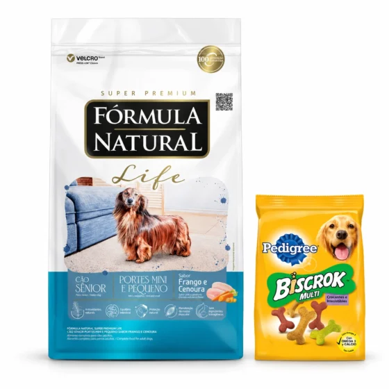 Fórmula Natural Life Senior Raza Pequeña 10 Kg + Biscrok 100 g de regalo